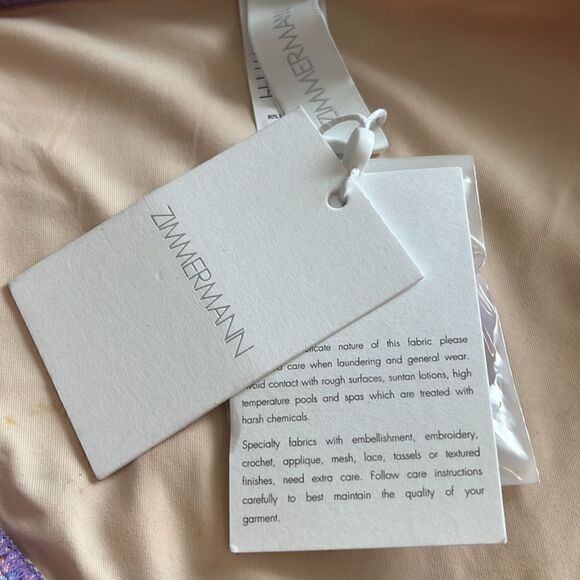 Zimmermann Violet Bikini Bottom size 12 NWT - Picture 6 of 8